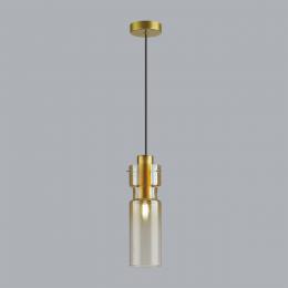 Odeon light 5057/1A PENDANT ODL24 323 золотой/янтарный/металл/стекло Подвес E27 1*40W SCROW  - 4 купить